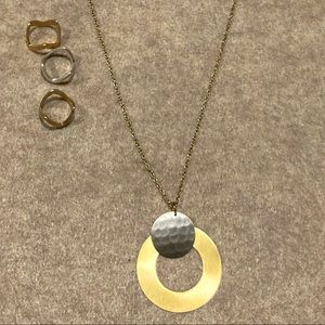 Matr Boomie Necklace and Rings